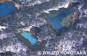 五色沼 裏磐梯 福島県 3月