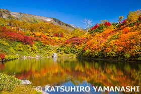 大雪高原沼　式部沼　北海道