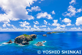 小富士より望む海　母島　東京都