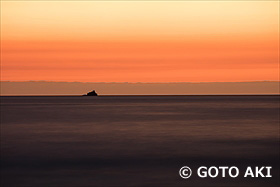 茂串海岸からの夕景　熊本県　9月