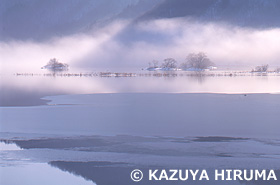 秋元湖　福島県　3月