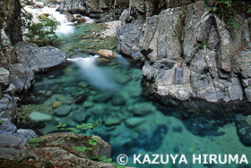 阿寺渓谷　長野県　7月