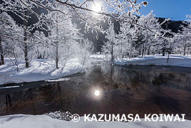 上高地　長野県　1月