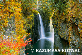 高千穂峡　宮崎県　11月