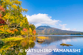 尾瀬沼と燧ヶ岳　群馬県　10月