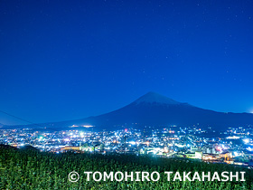 勘助坂の夜景　静岡県　3月