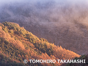 朝焼け　福島県　12月