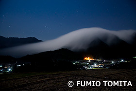 風伝おろしの夜　三重県　11月