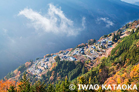 遠山郷下栗の里 長野県 11月