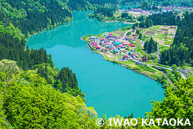 大志集落 福島県 5月