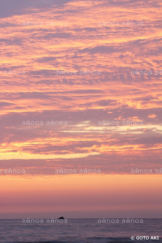 茂串海岸からの夕景　熊本県