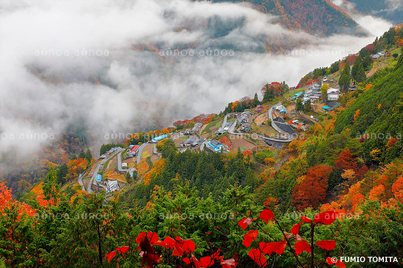 天空の里下栗（遠山郷）　長野県