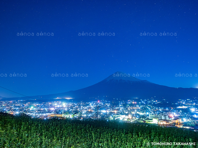 勘助坂の夜景　静岡県　3月