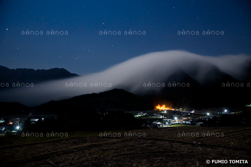 風伝おろしの夜　三重県　11月